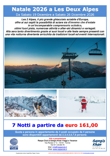 Natale a Les 2 Alpes