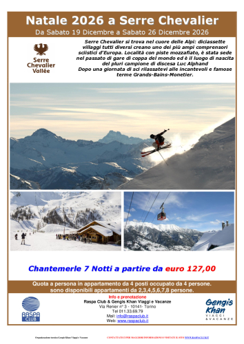 Natale a Serre Chevalier (Chantemerle)