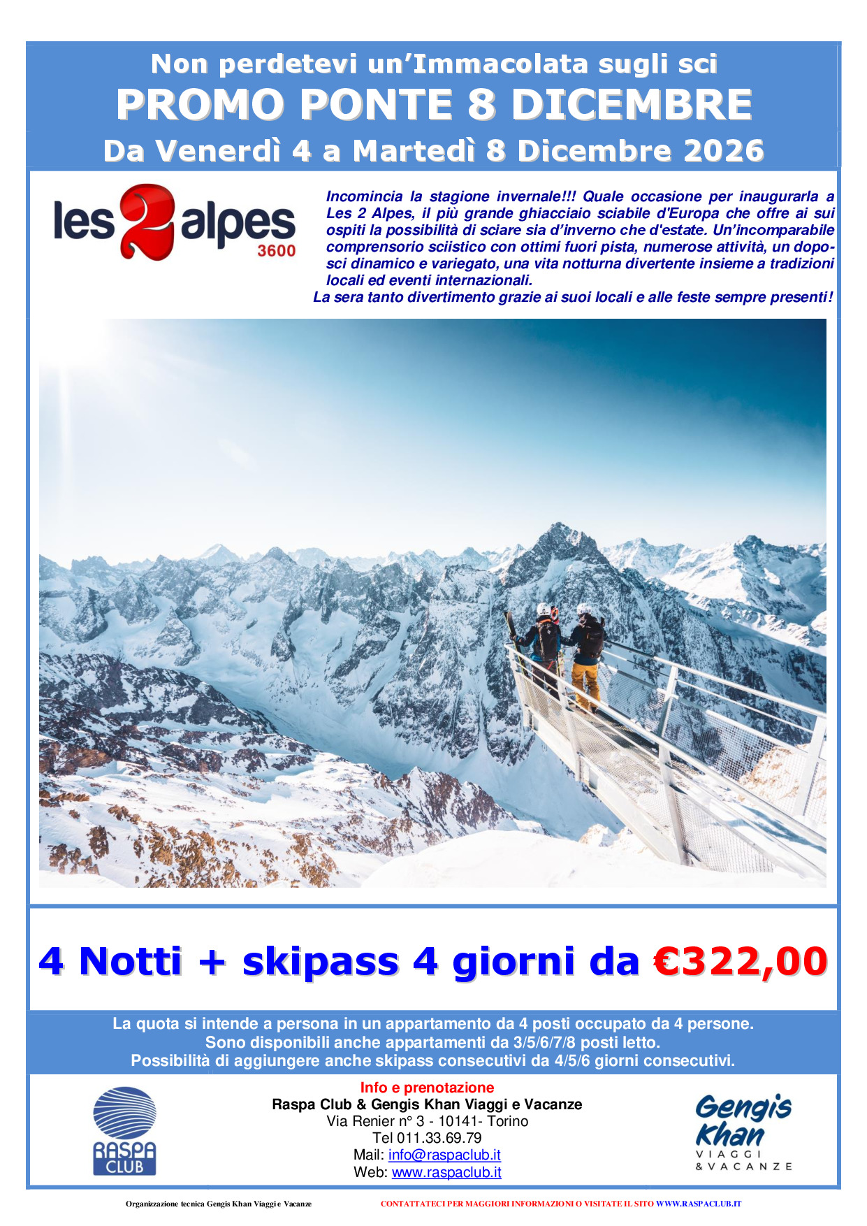 Immacolata a Les 2 Alpes