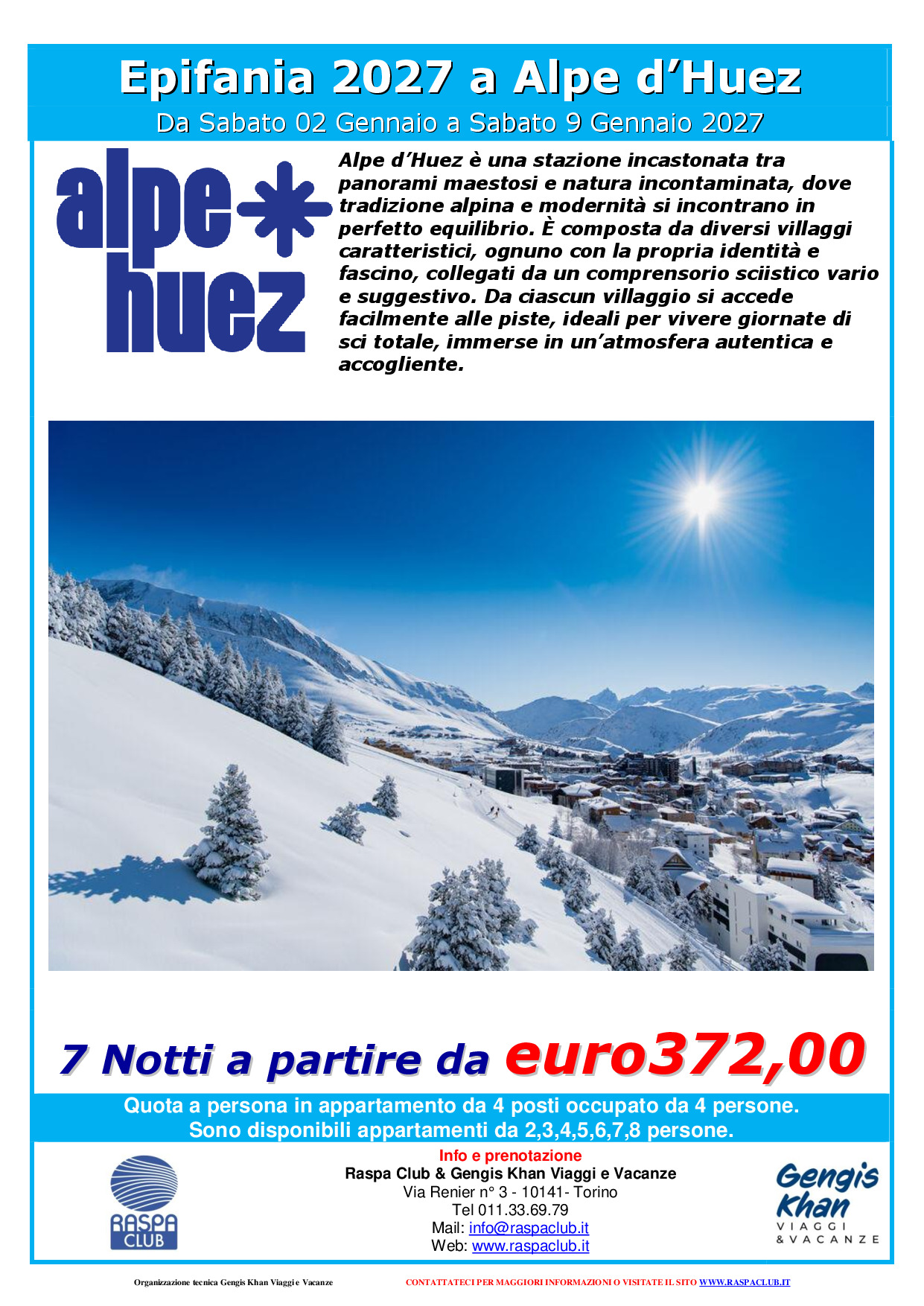 Epifania a Alpe d Huez