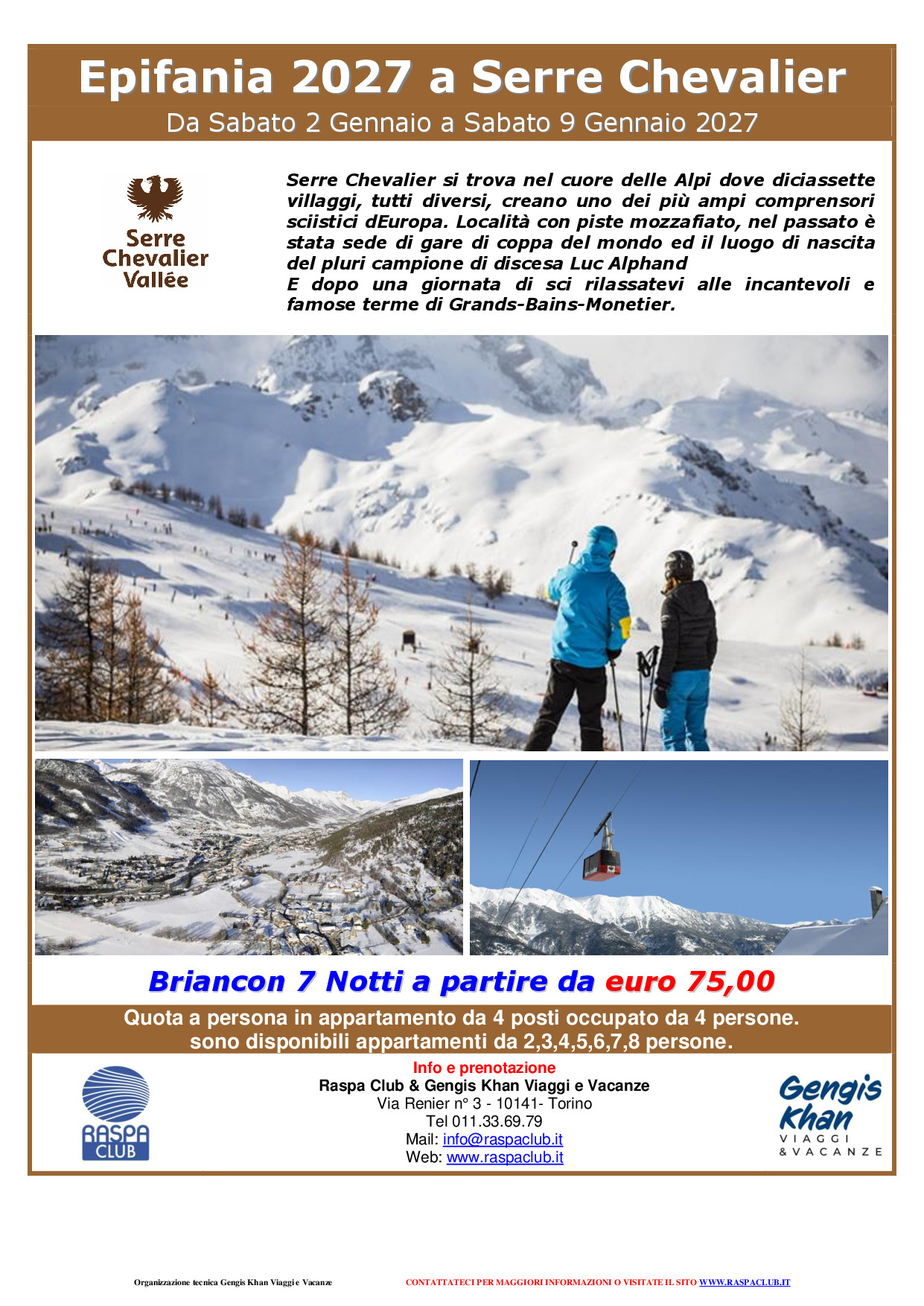 Epifania a Serre Chevalier (Briançon)