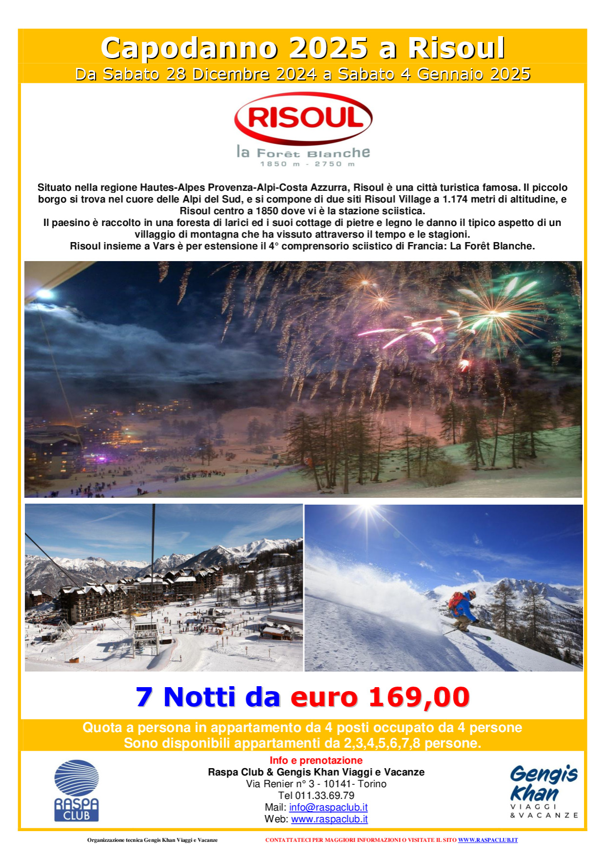 Capodanno a Risoul