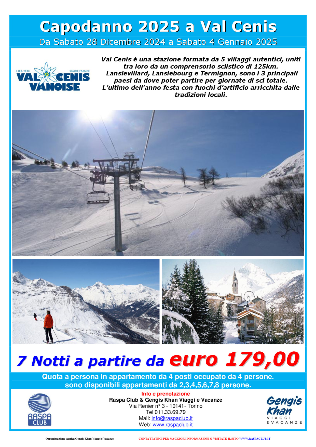 Capodanno a Val Cenis