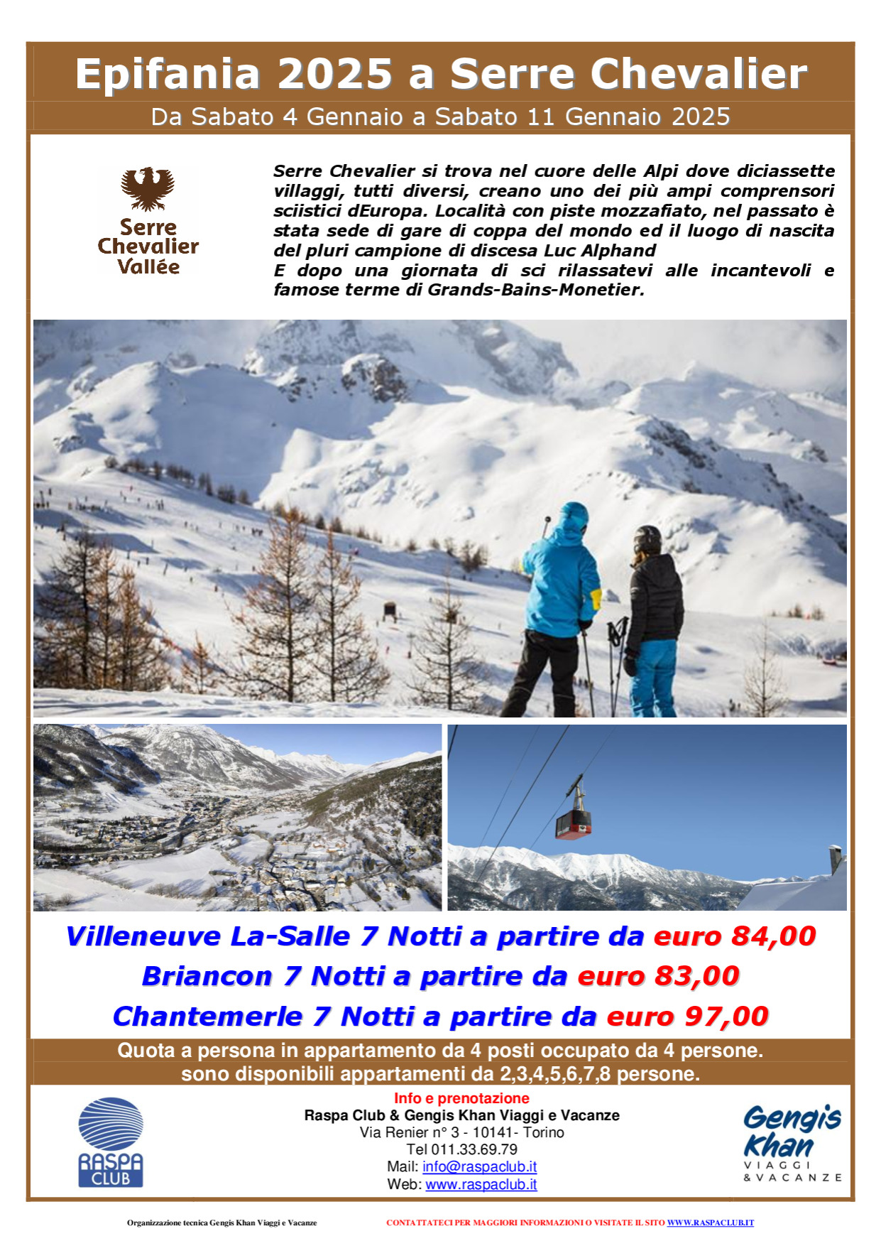 Epifania a Serre Chevalier