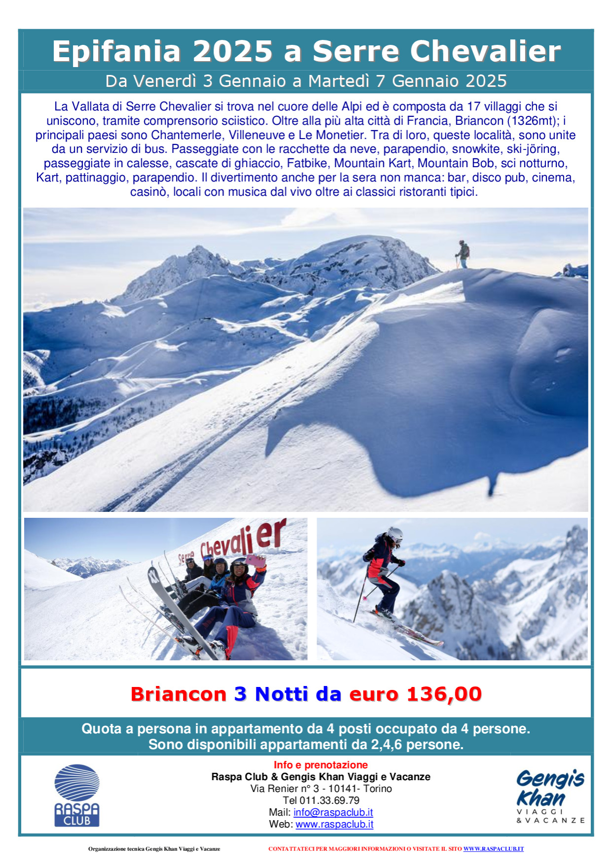 Epifania Fast a Serre Chevalier