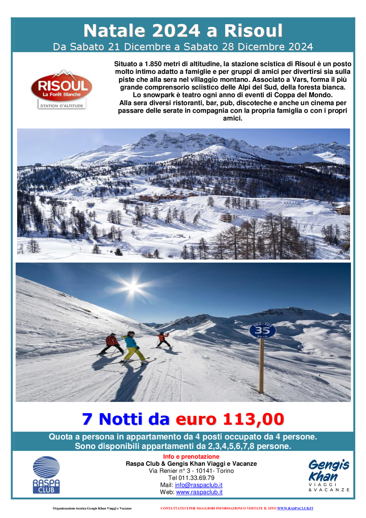 Natale a Risoul