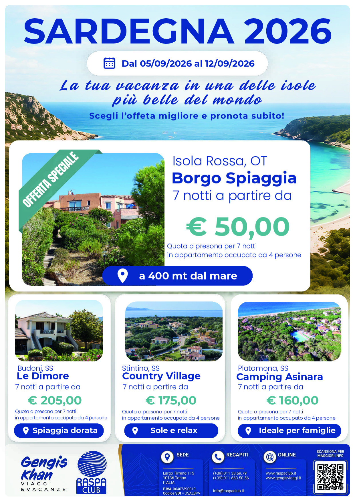 Sardegna • 05-12 Settembre